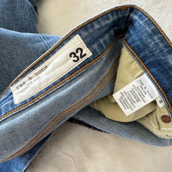 Rag & Bone Nina High-Rise Release Hem Skinny Jeans in Montrose Size 32 - Picture 5 of 12